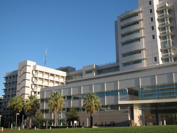 The UC Davis Med Center, adjacent to the Med Center neighborhood in Sacramento's downtown core.